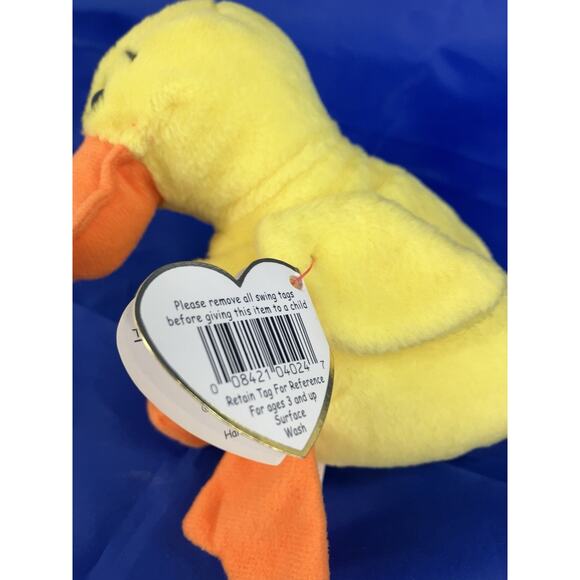 Ty Beanie Babies Quackers Duck - Picture 10 of 10